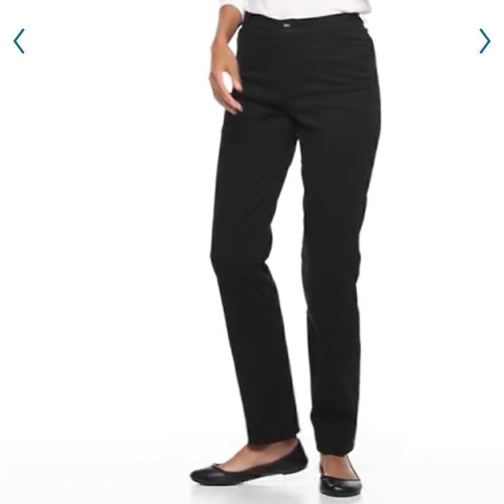 Lee Relaxed Fit Straight Leg Twill Pants Black - Picture 4 of 7